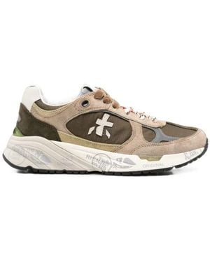 Premiata Schoenen ,Veelkleurig ,Leer Mased 8521L - Naturel