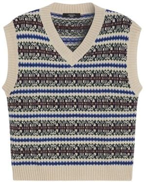 Weekend by Maxmara V-Neck Knitwear - Grey