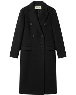 Kocca Double-Breasted Coats - Noir