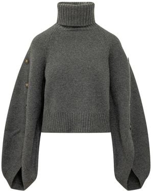 Zimmermann Valiant Pullover-Pullover Mit Knopfleiste - Grau
