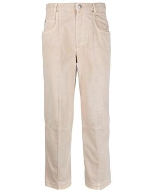 Isabel Marant Cropped Jeans - Neutro