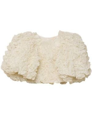 byTiMo Elegant Organza Top - Natur