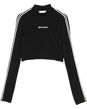 Palm Angels Long Sleeve Tops - Zwart