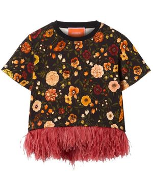 La DoubleJ Tops ,Veelkleurig ,Leer Scala T-Shirt - Meerkleurig