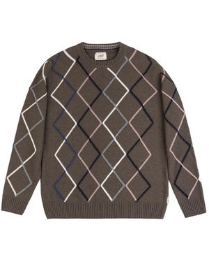 Bob Round-Neck Knitwear - Gris