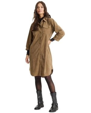 iN FRONT Shirt Dresses - Marrón
