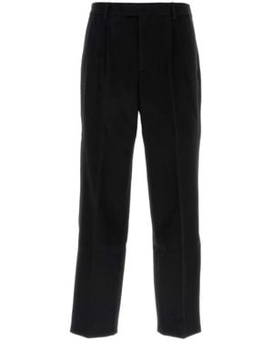 VTMNTS Slim-Fit Trousers - Black