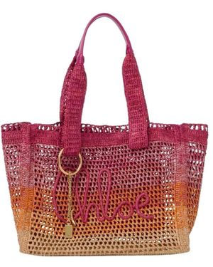 Chloé Tote Bags - Rojo