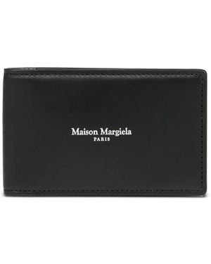 Maison Margiela Logo-Print Kaarthouder - Zwart