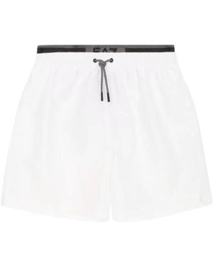 EA7 Weißes Strandkleid 7M000534Af13101U0002