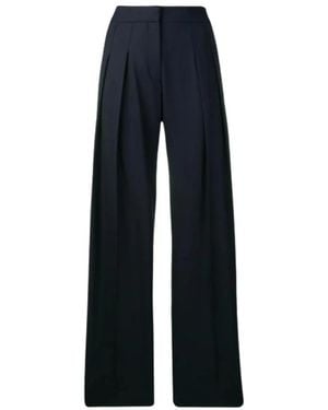 Victoria Beckham Wide Trousers - Blue
