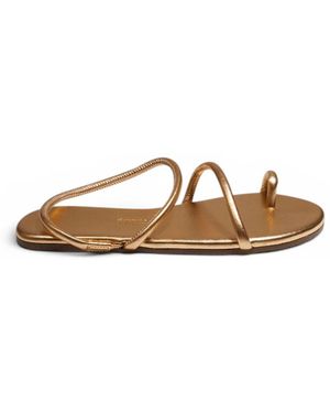 TKEES Flat Sandals - Brown