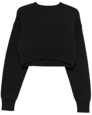 Uma Wang Rundhals-Strickware - Schwarz
