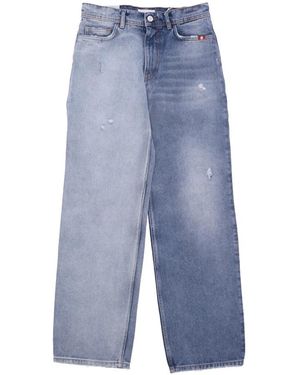 AMISH Loose-Fit Jeans - Azul