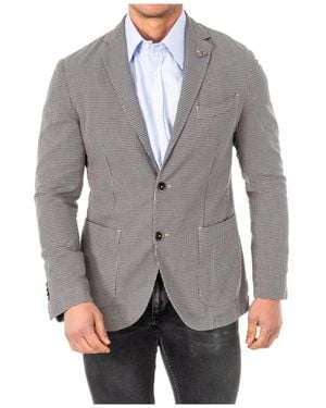 La Martina Single Breasted Suits - Grey