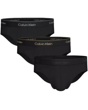Calvin Klein Hip Brief 3Pk - Zwart