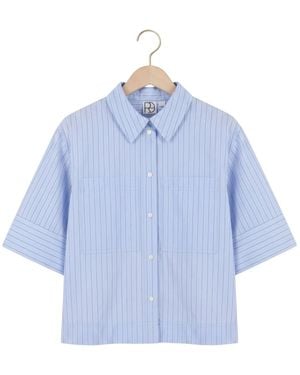 ROUGE EDIT Overhemden ,Blauw ,Katoen Roupaige 2/4 Shirt Pf