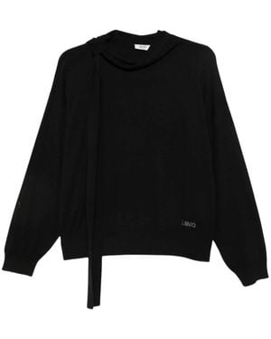 Liu Jo Round-Neck Knitwear - Negro
