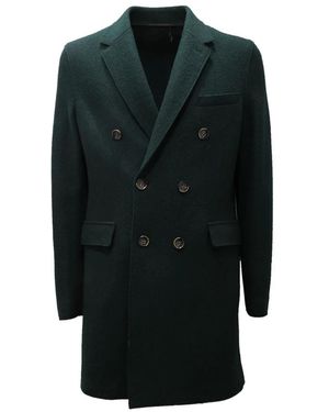 Paolo Pecora Double-Breasted Coats - Green