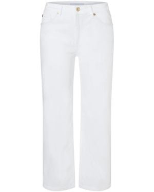 M·a·c Cropped Jeans - White