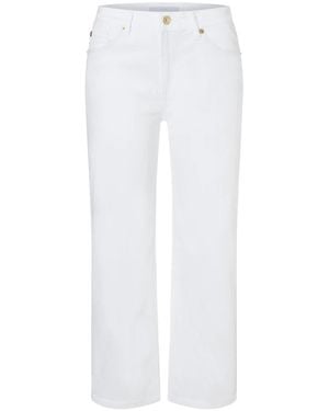 M·a·c Cropped Jeans - Weiß