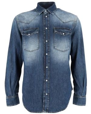 Dondup Denim Shirts - Blue