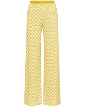 Maliparmi Wide Trousers - Yellow