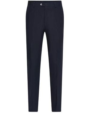 Oscar Jacobson Suit Trousers - Blue