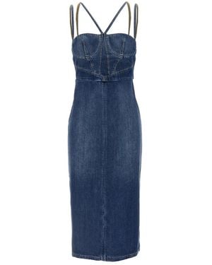 Nensi Dojaka Midi Dresses - Blue