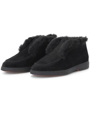 Santoni Desert Boot - Schwarz