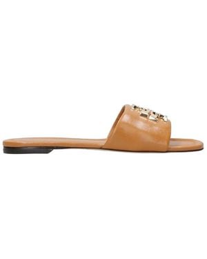 Tory Burch Sliders - Marrón