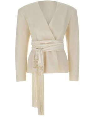 ANDAMANE Jassen ,Wit ,Wol Devina Blazer - Naturel