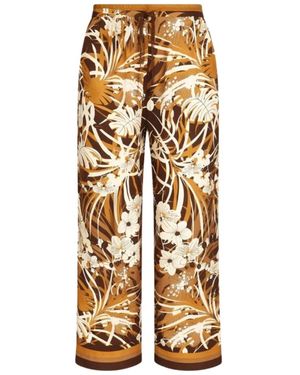 Max Mara Wide Trousers - Marrón