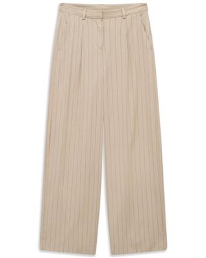 Bugatti Wide Trousers - Natural