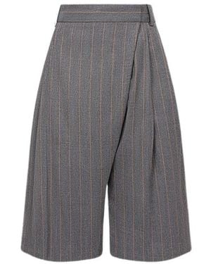 Ganni Casual Shorts - Grey