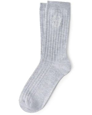 Brunello Cucinelli Multicolour Unterwäsche Mit Kontraststreifen - Grau