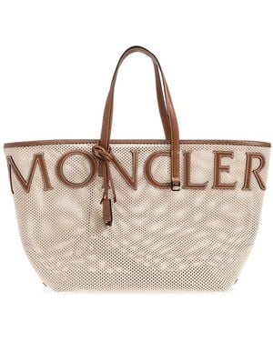 Moncler Shopping Bags - Natural