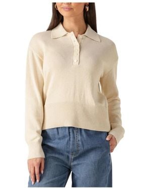 Modström Truien & Vesten ,Elegante Witte Polotrui - Naturel