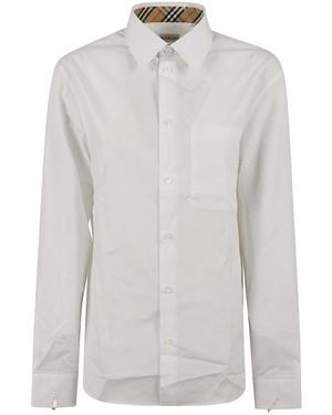 Burberry Formal Shirts - Blanco