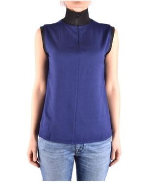 Jacob Cohen Tops ,Blauw ,Katoen Mouwloze Top
