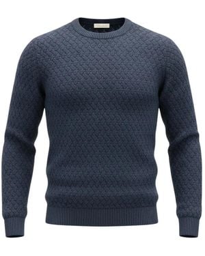 Stenströms Round-Neck Knitwear - Blue