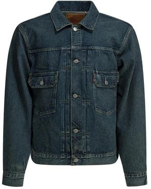 Levi's Jassen ,Blauw ,Denim Klassieke Denim Trucker Jas