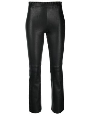 Stouls Leather Trousers - Negro