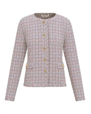 Marella Jassen ,Blauw ,Tweed Tweed Jassen - Paars