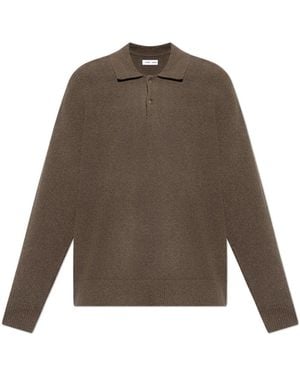 Samsøe & Samsøe V-Neck Knitwear - Marron