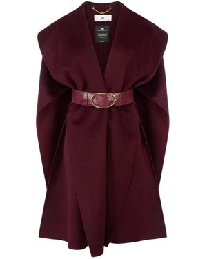 Elisabetta Franchi Capes - Purple