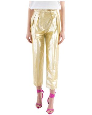 Tela Cropped Trousers - Yellow