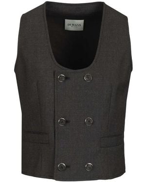 DURAZZI MILANO Vests - Black