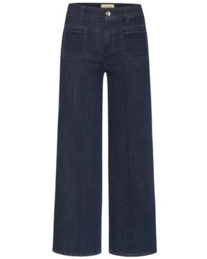 Cambio Straight Fit Jeans - Blue