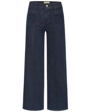 Cambio Straight Jeans - Bleu